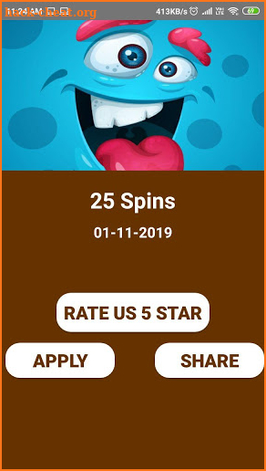 Spin Master - Spins and Coins list screenshot