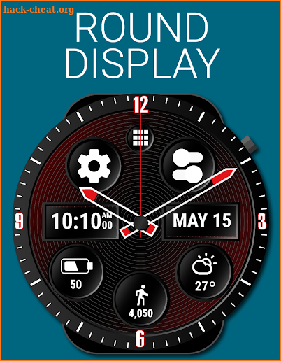 Spin Watch Face (by HuskyDEV) screenshot