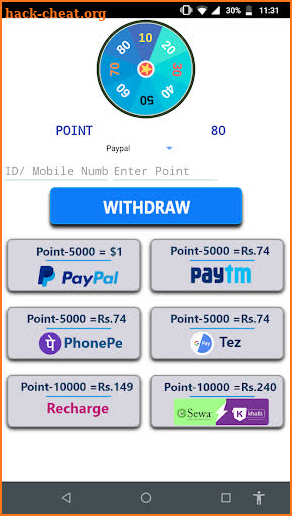 Spin win reward- Earn money screenshot