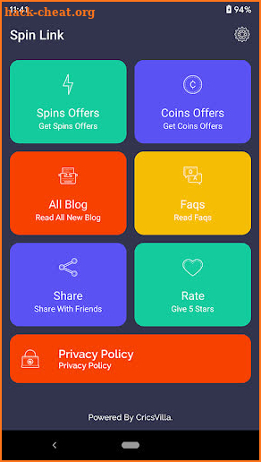 SpinLink - Spins and Coins Offers screenshot