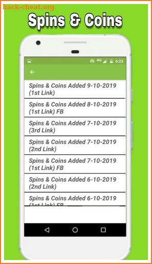 Spins And Coins 2019: Master Free Spins link today screenshot