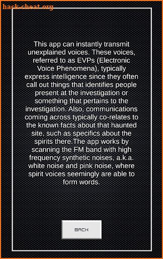 Spirit Box EVP Pro screenshot