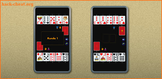 Spit  - a card game screenshot