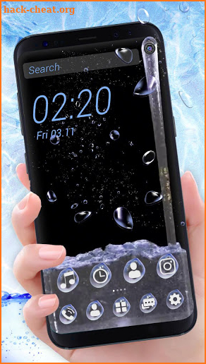 Splash, Water, Drop Themes, Live Wallpaper screenshot