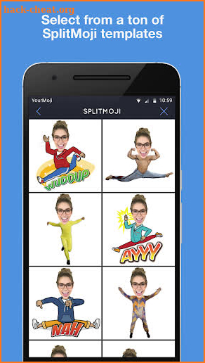 SplitMoji screenshot