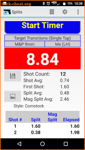Splits - Shot Timer screenshot