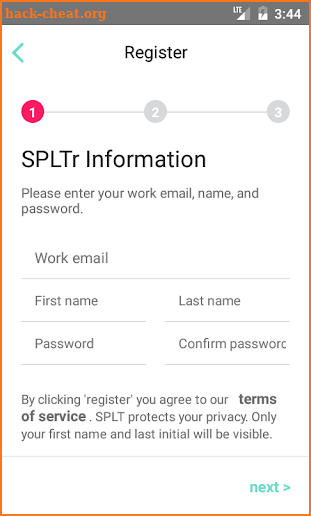 SPLT screenshot