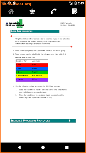 Spokane County EMS Protocols screenshot