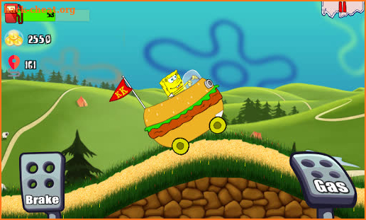 Sponge Car Climb Racing screenshot