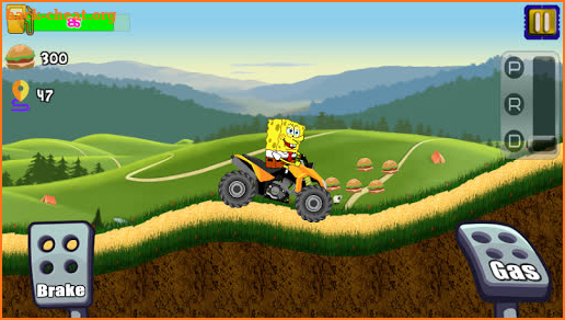 Sponge Car Hill Racing screenshot