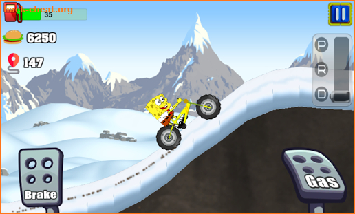 Sponge Climb Bike screenshot