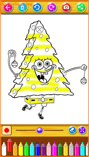 Sponge Coloring Patrik Cartoon screenshot