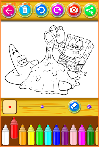 SpongeBob Coloring book pages screenshot