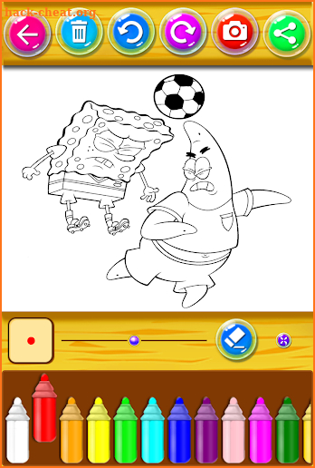 SpongeBob Coloring book pages screenshot