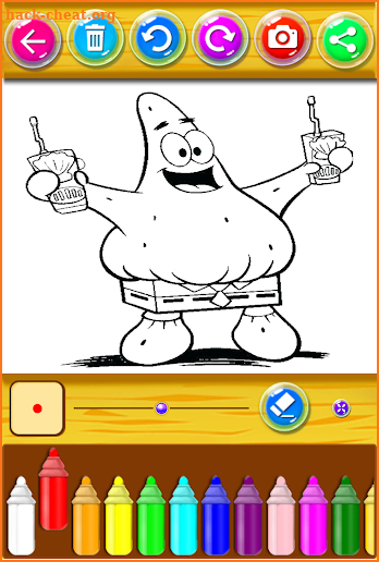 SpongeBob Coloring book pages screenshot