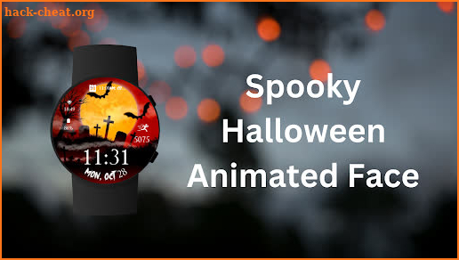 Spooky Halloween Animated Face screenshot