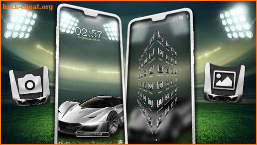 Sport Car in Stadium Theme screenshot