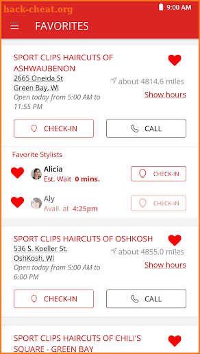 Sport Clips screenshot