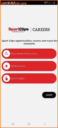 Sport Clips Careers screenshot