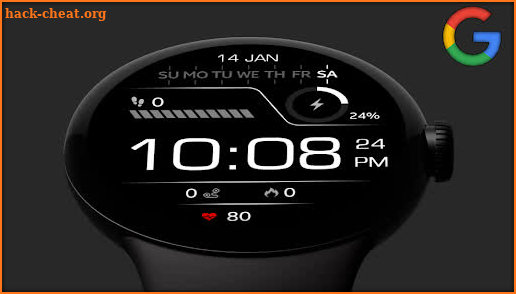 Sport Minimal Watchface WearOS screenshot