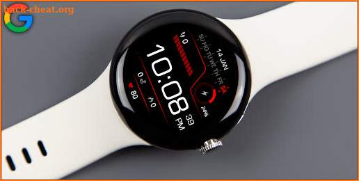 Sport Minimal Watchface WearOS screenshot