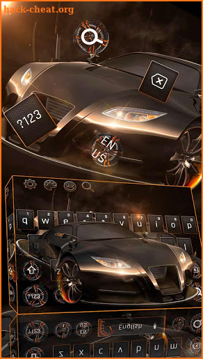 Sport Racing Car Keyboard screenshot