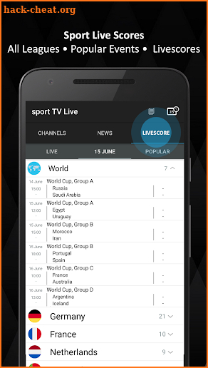 sport TV Live - Football Television Live screenshot