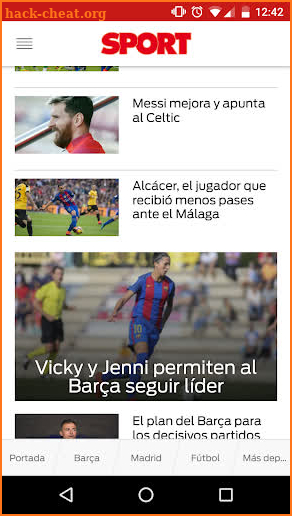 SPORT.es screenshot