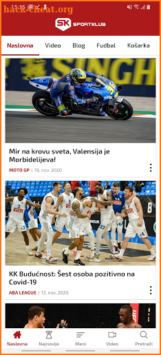 Sportklub screenshot