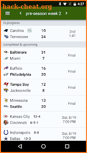 Sports Alerts - NFL edition screenshot