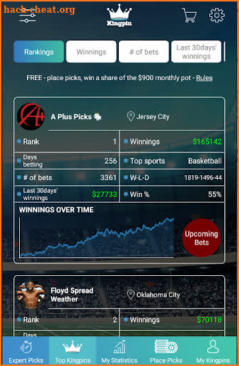 Sports Betting Picks by KingPin.pro screenshot