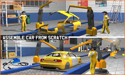 Sports Car Maker Factory: Auto Car Mechanic Games screenshot