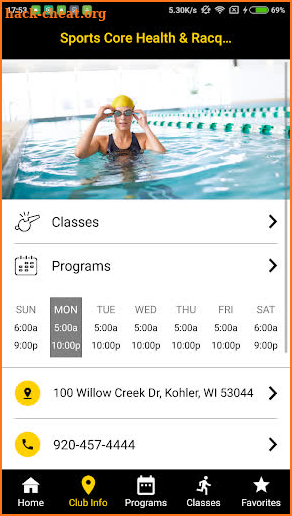 Sports Core Member App screenshot