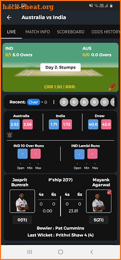 Sports Exchange Cricket Live Line screenshot