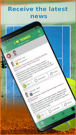 Sports News Tennis screenshot