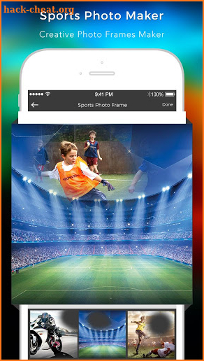 Sports Photo Frame screenshot