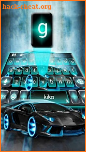 Sports Racing Car Keyboard Theme screenshot