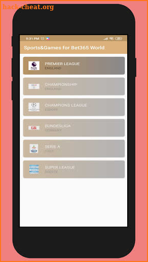 Sports&Games for Bet365 World screenshot