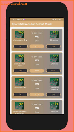 Sports&Games for Bet365 World screenshot