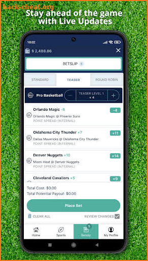 Sportsbook Rhode Island screenshot