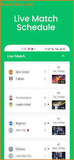 SportsLive: Soccer Live Scores screenshot