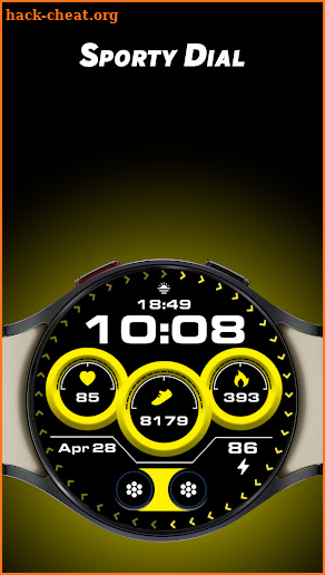 Sporty Dial - Watch face screenshot