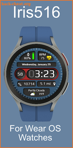 Sporty Digital Watch Iris516 screenshot