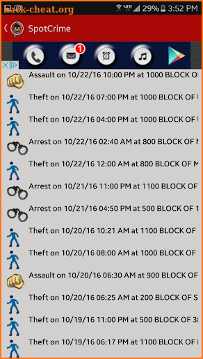 SpotCrime+ Crime Map screenshot