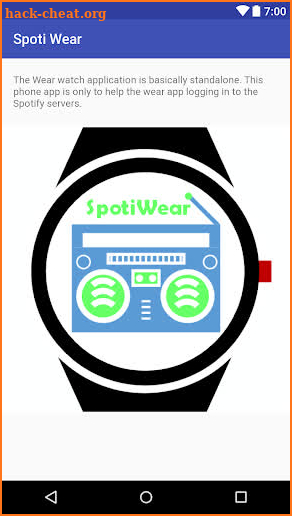 SpotiWear screenshot