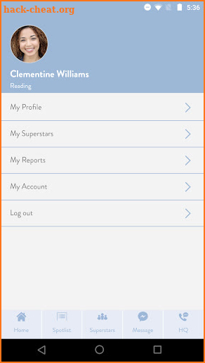 Spotlist App screenshot