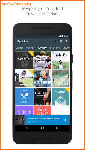 Spreaker Podcast Player - Free Podcasts App screenshot