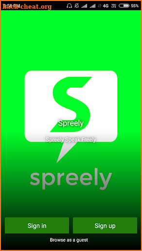 Spreely screenshot