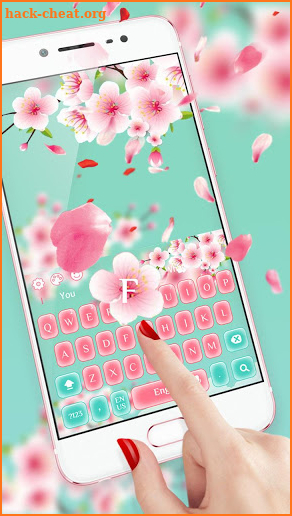 Spring Flower Keyboard screenshot