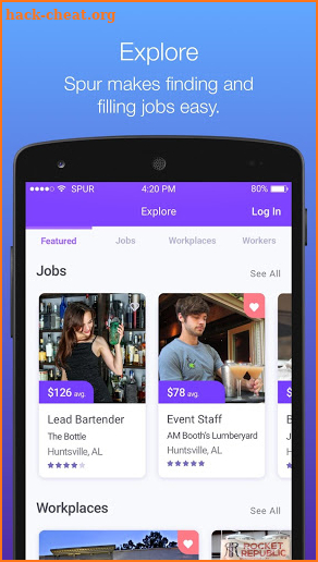 Spur - The Jobs Marketplace screenshot